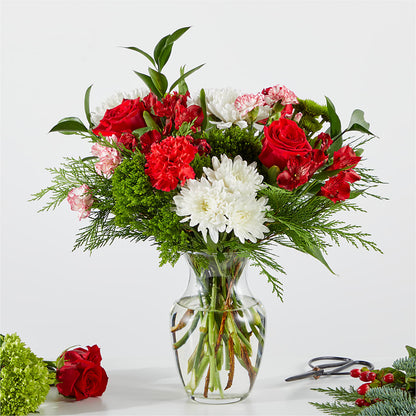 Merry Moment Bouquet – A Florist Original – PICKET FENCE FLORAL & DESIGN, Holland MI