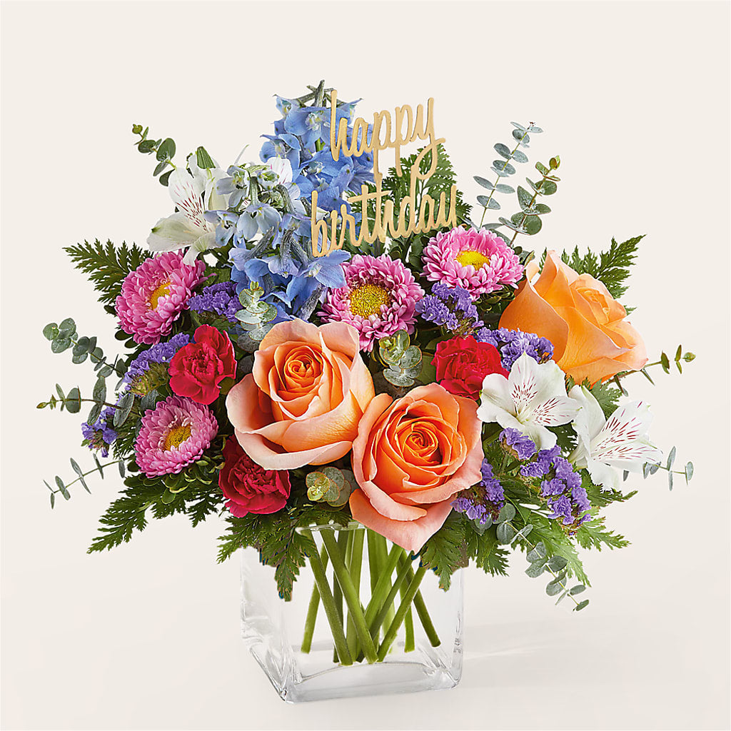 Birthday Bash Bouquet – PICKET FENCE FLORAL & DESIGN, Holland MI