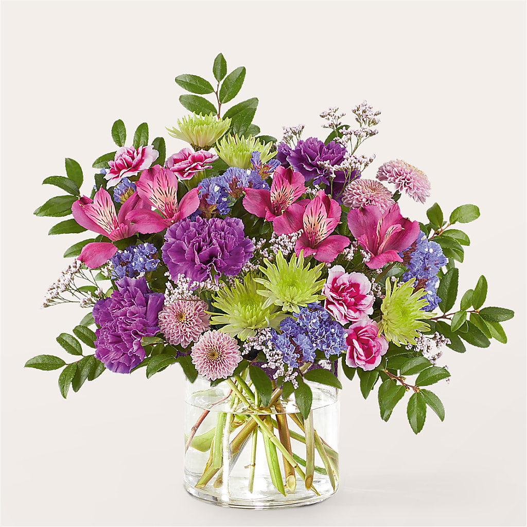 Glass Half Full Bouquet – PICKET FENCE FLORAL & DESIGN, Holland MI