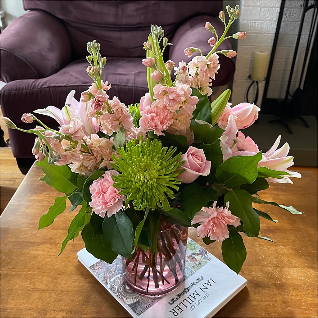 Pretty in Pink Bouquet – PICKET FENCE FLORAL & DESIGN, Holland MI