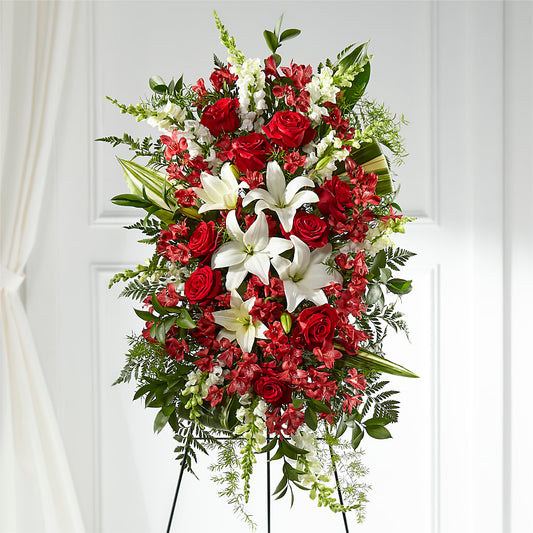 Everlasting Memory Standing Spray – PICKET FENCE FLORAL & DESIGN, Holland MI