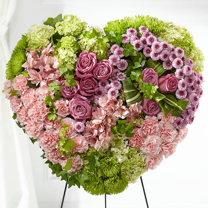 Heartwarming Standing Heart – PICKET FENCE FLORAL & DESIGN, Holland MI