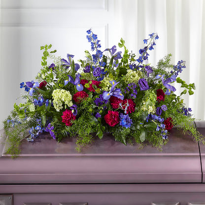 Always Treasured Casket Spray – PICKET FENCE FLORAL & DESIGN, Holland MI