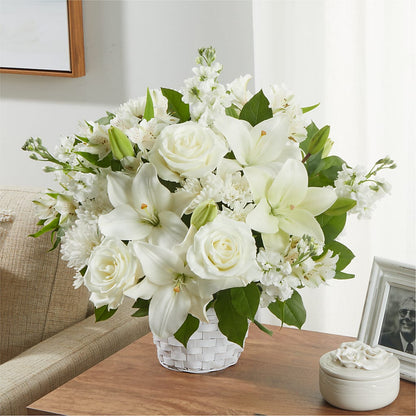Peaceful Reflections Arrangement – PICKET FENCE FLORAL & DESIGN, Holland MI