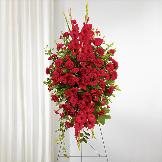 From the Heart Standing Spray – PICKET FENCE FLORAL & DESIGN, Holland MI