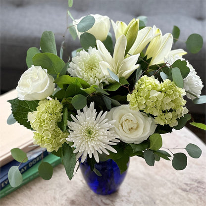 Snowy Dreams Bouquet – PICKET FENCE FLORAL & DESIGN, Holland MI