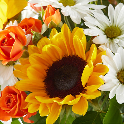 Sun-drenched Blooms Bouquet – PICKET FENCE FLORAL & DESIGN, Holland MI