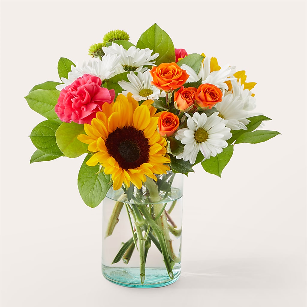 Sun-drenched Blooms Bouquet – PICKET FENCE FLORAL & DESIGN, Holland MI