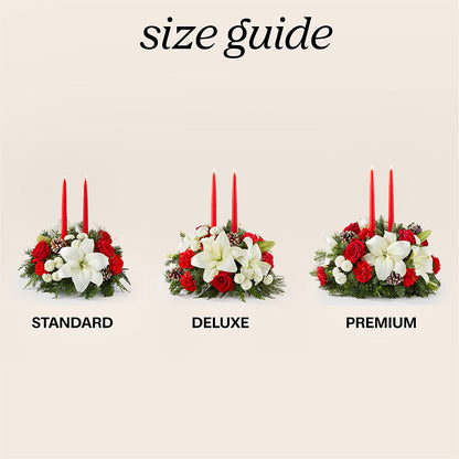 Seasonal Festivities Centerpiece – PICKET FENCE FLORAL & DESIGN, Holland MI