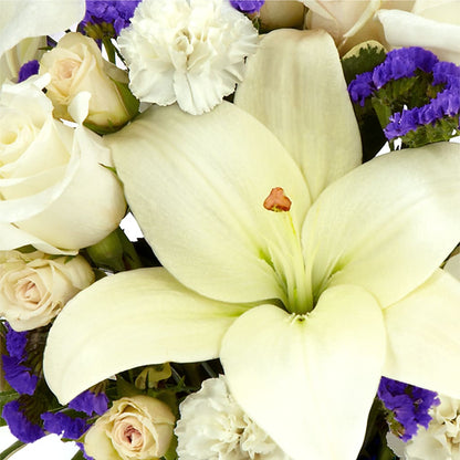 Sapphire Rush Bouquet – PICKET FENCE FLORAL & DESIGN, Holland MI