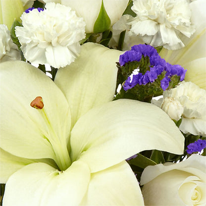 Sapphire Rush Bouquet – PICKET FENCE FLORAL & DESIGN, Holland MI
