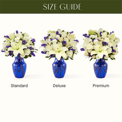 Sapphire Rush Bouquet – PICKET FENCE FLORAL & DESIGN, Holland MI