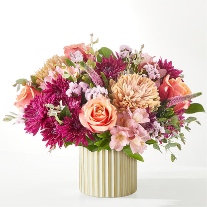 Berry Cobbler Bouquet with Ivory Vase – PICKET FENCE FLORAL & DESIGN, Holland MI