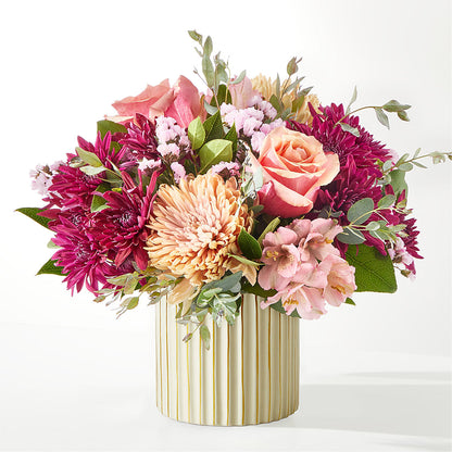 Berry Cobbler Bouquet with Ivory Vase – PICKET FENCE FLORAL & DESIGN, Holland MI