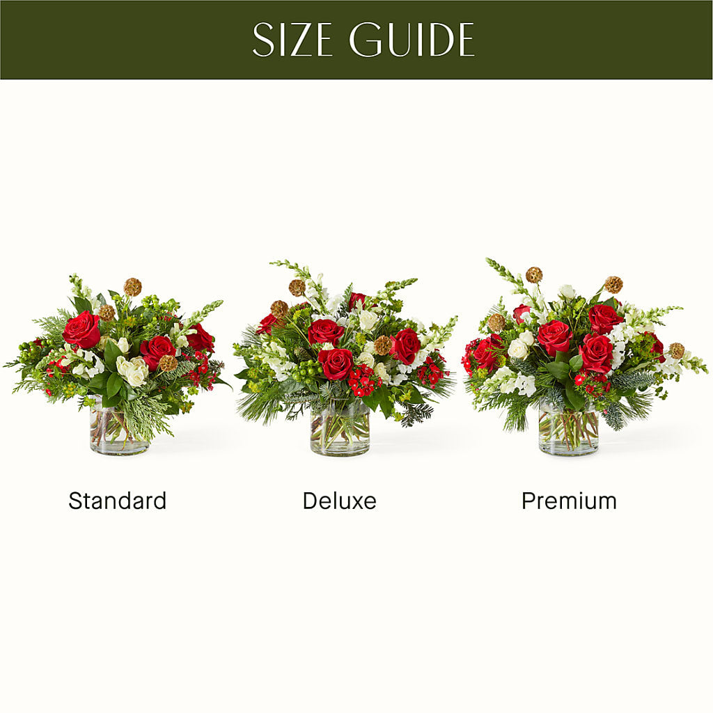 Deck the Halls Bouquet – PICKET FENCE FLORAL & DESIGN, Holland MI