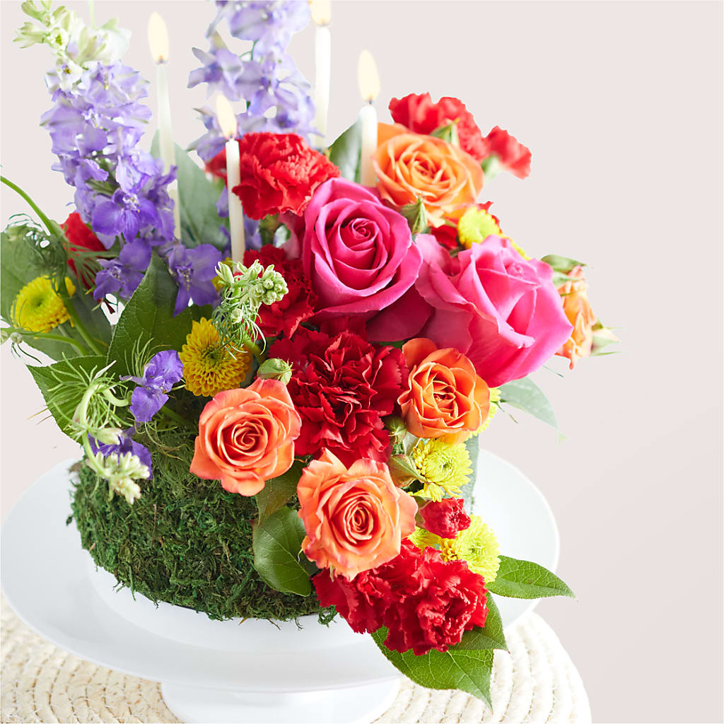 Best Year Yet Floral Cake – PICKET FENCE FLORAL & DESIGN, Holland MI
