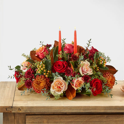 Gather Near Centerpiece – PICKET FENCE FLORAL & DESIGN, Holland MI