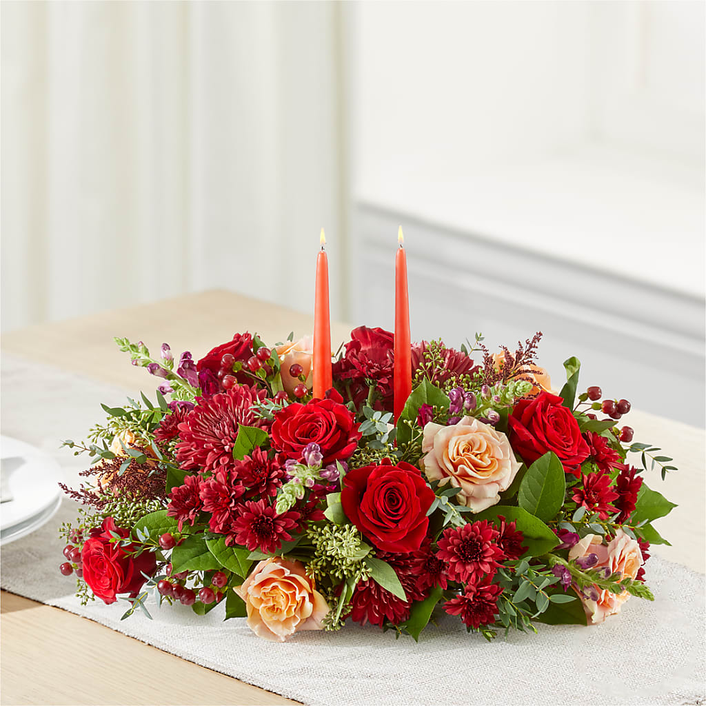 Most Thankful Centerpiece – PICKET FENCE FLORAL & DESIGN, Holland MI