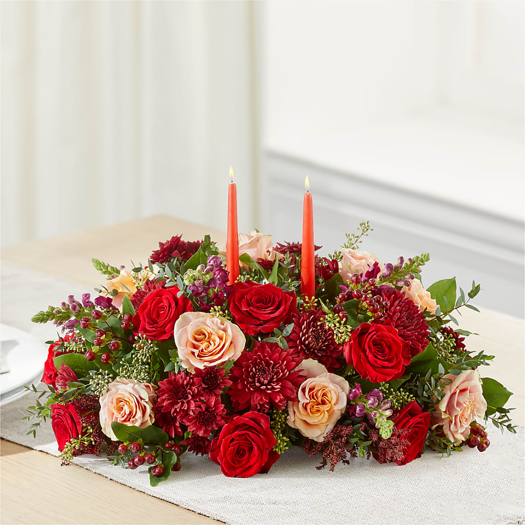 Most Thankful Centerpiece – PICKET FENCE FLORAL & DESIGN, Holland MI