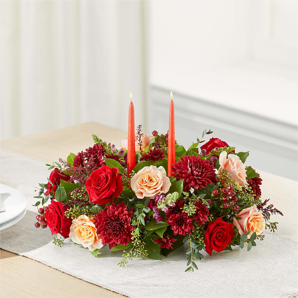 Most Thankful Centerpiece – PICKET FENCE FLORAL & DESIGN, Holland MI