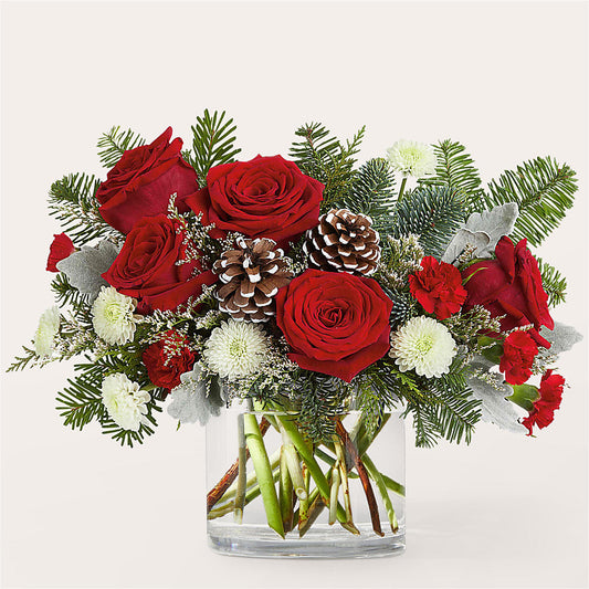 Yule Cheer Bouquet – PICKET FENCE FLORAL & DESIGN, Holland MI