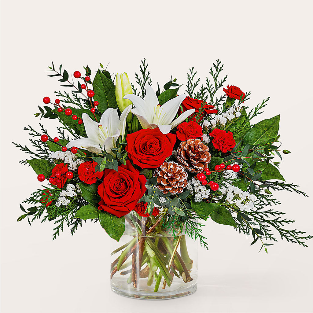 Best in Snow Bouquet – PICKET FENCE FLORAL & DESIGN, Holland MI