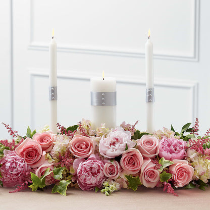 Worldwide Romance Unity Candle Arrangement – PICKET FENCE FLORAL & DESIGN, Holland MI