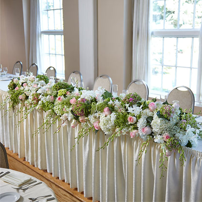 State of Joy Head Table Arrangement – PICKET FENCE FLORAL & DESIGN, Holland MI