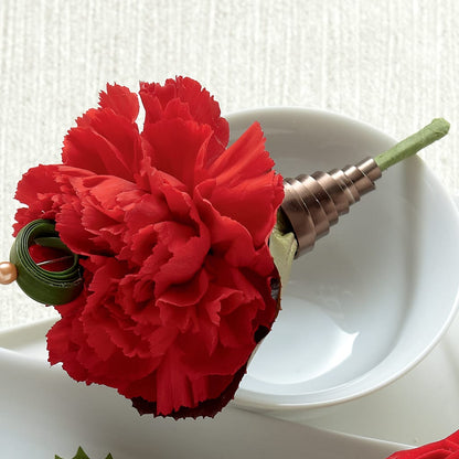Red Carnation Boutonniere – PICKET FENCE FLORAL & DESIGN, Holland MI