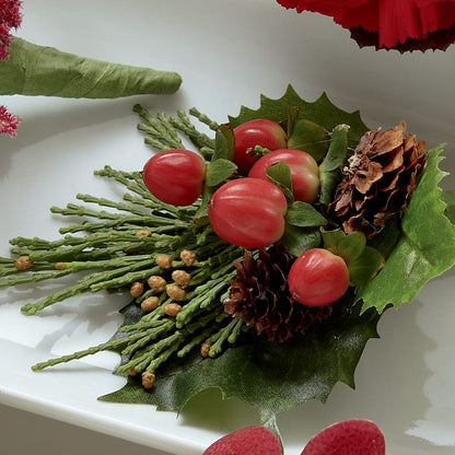 Red Berry Boutonniere – PICKET FENCE FLORAL & DESIGN, Holland MI